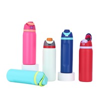 Özel 2'li Seyahat Şişeleri Vakumlu Termos Yalıtımlı 304 Paslanmaz Çelik BPA İçermez 32oz/24oz Çevre Dostu 12-24 Saat Yalıtım