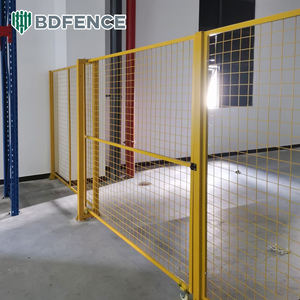 Flexible und bewegliche Metalls tahl Werkstatt Isolation Zaun Lager Drahtgitter Trennung Leitplanke Zaun <span class=keywords><strong>Mesh</strong></span> - Product Image 3