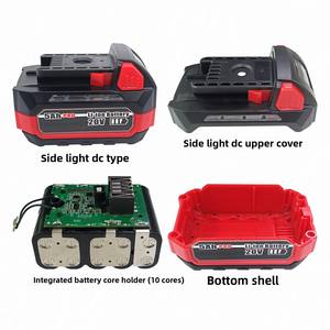 Alternativa para Herramientas Eléctricas, Luz Lateral de Alta Potencia de Dos Colores, Revestimiento de Goma, Paquete de Baterías de 5 Ah Pro 20 V y 15 Celdas - Product Image 2