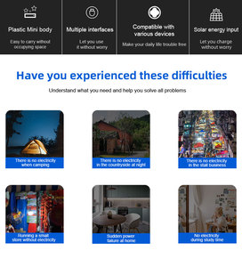 Dc nhỏ panel năng lượng mặt trời Kit năng lượng mặt trời ngân hàng điện với pin lithium 2 cái LED năng lượng ánh sáng hiệu quả năng lượng mặt trời hệ thống - Product Image 4