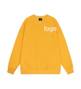 Individueller bestickter Siebdruck einfarbig Sweatshirts sublimiert unbedruckt individuelles Logo Herren Hoodies Sweatshirts