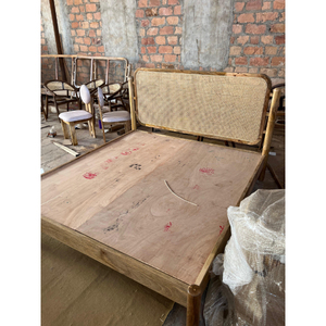 Muebles de dormitorio de diseño antiguo más vendidos, juegos de dormitorio de madera clásicos franceses de lujo con función de almacenamiento, cama tamaño king - Product Image 2