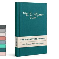 Agenda de Tapa Dura con Espiral A5, Planificador de Vida, Diario para Niñas y Niños, Cuaderno Diario, Regalo de Gratitud y Éxito, 80 Hojas