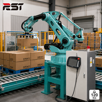 Machine de palettisation robotisée automatique personnalisable avec contrôle PLC et composants de boîte de vitesses/moteur pour sacs de mortier et cartons