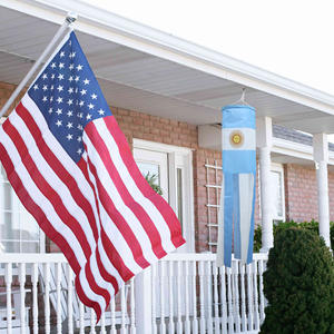 Custom Polyester Argentina <b>Flag</b> WindSock Digital Printed Flying Wind Socks for Yard Garden Porch - Product Image 3
