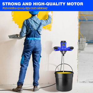1600W Portable <b>Hand</b> Blender Adjustable Speed Electric Concrete Mixer Mini Plaster Cement <b>Paint</b> Industrial 220V - Product Image 3
