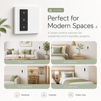 Interrupteur intelligent Matter à écran tactile, contrôle central, produits pour la maison intelligente, automatisation domestique, panneau de commande pour la maison intelligente, pour bureau, hôtel