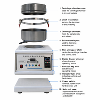 Extracteur centrifuge d'asphalte conforme à la norme ASTM, appareil d'extraction rapide automatique du bitume pour laboratoire SKLYYQ