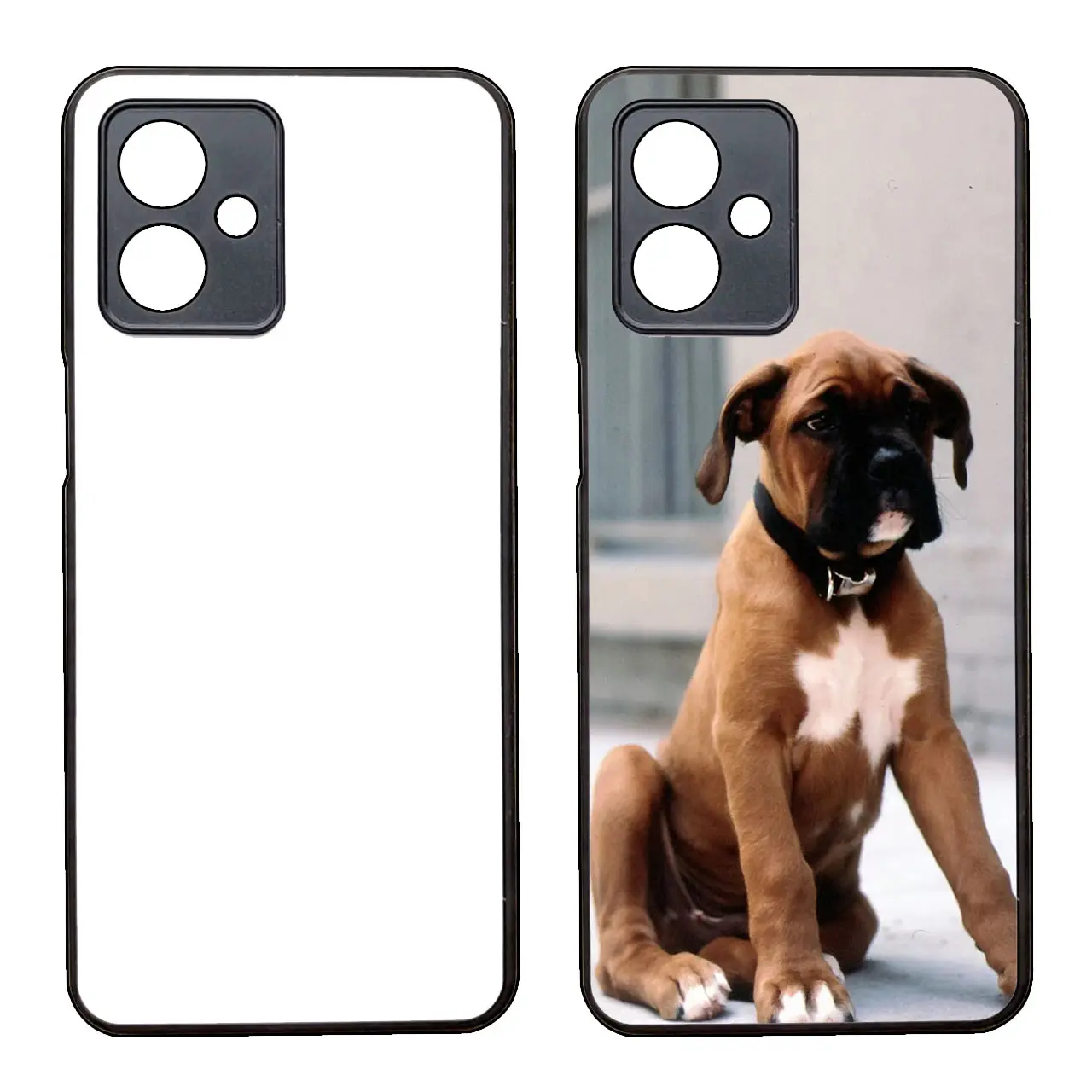 Fabriek Groothandel Doorzichtige Zachte Rubber Tpu Pc Blanks Hoesjes Covers 2d Cel Sublimatie Telefoonhoes Voor Moto G54