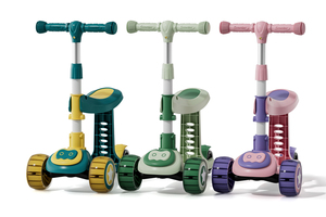 Scooter de Pedales con Tres Ruedas de PU para Niños en Oferta - Product Image 6