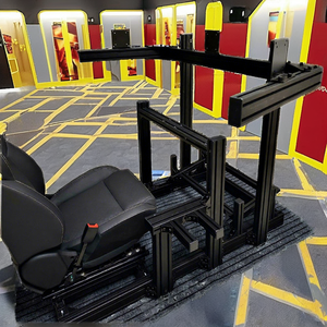 Simuladores de Carreras de Interior Completos de Fábrica, Personalizables, Cabina de Aluminio FTA-B, Plataforma de Simulación de Carreras, Uso Comercial, Láser - Product Image 3