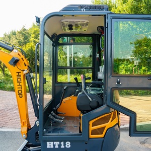 Mini-excavatrice sur chenilles de 1,4 tonne avec godets inclinables et godets à sable pour travaux d'aménagement paysager et de nivellement, service OEM ODM - Product Image 6