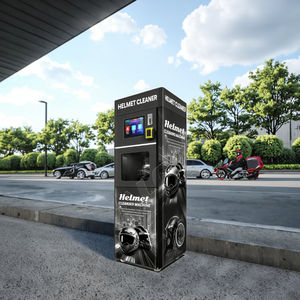 Máquina Expendedora de Limpieza de Cascos Personalizada con Opciones de Pago con Monedas, Código QR y Tarjeta de Crédito, Incluyendo Sistema de Token SDK - Product Image 2