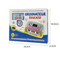 Tabletas Educativas con Pantalla LED Francesa para el Aprendizaje de Letras y Palabras, Tabletas de Aprendizaje para Niños