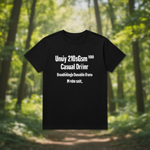 T-Shirt Unisex 210GSM 100% Cotone, Casual con Stampa DTF, Traspirante e Resistente, Maglietta da Uomo - Product Image 3