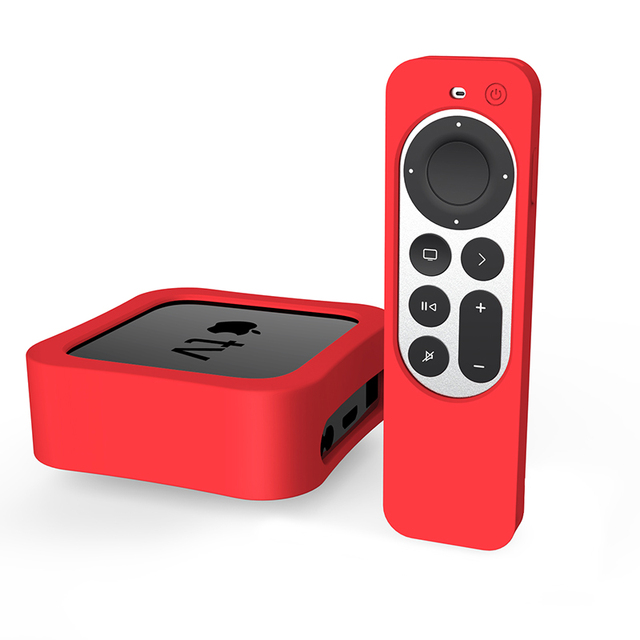 Factory Wholesale Silicone case Shockproof 4th Generation Remote Cover Remote Case for TV4K & Ari Cover