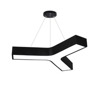 Luminaire suspendu LED en forme de Y de haute qualité, 60 cm, 90 cm, lampe de plafond triangulaire, éclairage pour salle de sport, bureau, studio de danse, luminaires suspendus