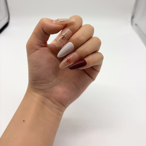 Uñas Postizas de Almendra Rojas con Diseño de Mariposa para Mujer, Uñas Artificiales de Lujo, Hermosas y Personalizadas - Product Image 2