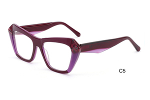 RM6016 Monturas Ópticas de Acetato al por Mayor, Gafas de Lujo para Hombre y Mujer, Monturas de Mariposa Gruesas, Gafas Graduadas de Alta Calidad - Product Image 6