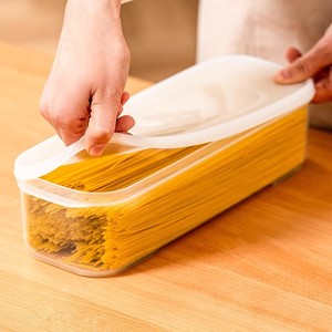 Food <b>Storage</b> <b>Container</b> Rectangular Airtight With Lid For Kitchen Noodle Grain Preservation - Product Image 3