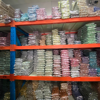 Kualitas Tinggi Bling Datar Bahan Resin Berlian Imitasi Bulat untuk Kuku Aksesoris DIY