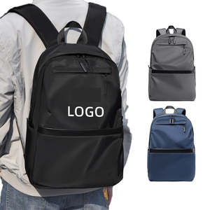 Mochila para portátil impermeable con logotipo personalizado de fábrica al por mayor de material de felpa para hombre, para viajes al aire libre, deportes de ocio, bolsas para mamá hechas - Product Image 2