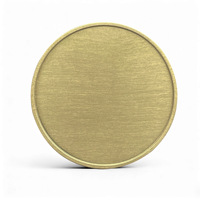 Pièce commémorative personnalisée en laiton plaqué or, pièce de défi vierge à graver, jeton souvenir, médaillon – Vente en gros