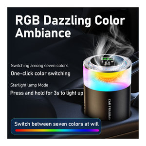 Automatische Slimme Elektrische Usb Mini High-End Auto Aromatherapie Machine Oplaadbare 10Ml Waterloos Led Licht Draagbaar Voor Hotels - Product Image 2