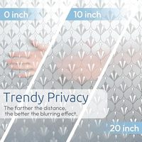Farbenfrohe Nicht-Klebende Statische PVC-Fensterfolie, Moderne Dekorative Glasaufkleber für Wohnräume