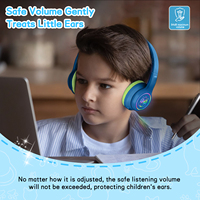 Casque audio à réduction de bruit active LOBKIN pour enfants, casque sans fil ANC 5.4 avec micro, volume limité pour la sécurité des enfants