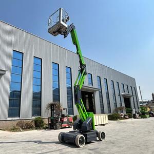 Llegada de <span class=keywords><strong>China</strong></span> VIFT, elevador de pluma articulado eléctrico ligero, altura de trabajo de 18m, Control de velocidad inteligente, neumáticos sólidos que no dejan marcas - Product Image 3