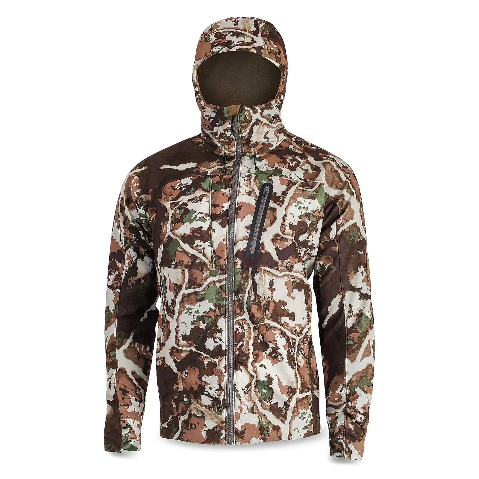 2-Layer Camouflage Soft Shell Jacket Functional Hunting Jacket