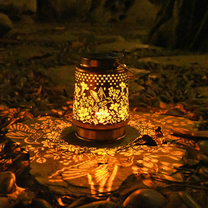 Lámpara Solar de Jardín con Diseño de Búho, Linterna LED Impermeable para Exteriores, Lámpara de Proyección Decorativa Portátil con Energía Solar - Product Image 2