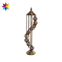 Lampes turques de qualité garantie, à motif mosaïque en verre coloré, lampes de sol originales