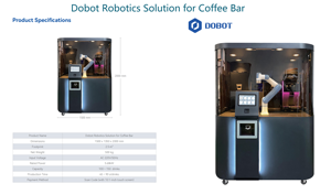 TERKOBOT Robot Colaborativo de Venta de Café Automática las 24 Horas, Solución Robótica con IA NOVA 2, Máquina Expendedora Automática las 24 Horas - Product Image 6