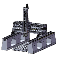 Fraiseuse à 5 axes Cnc à cadre de portique, Type viudt, vente directe d'usine, Machine à fraiser