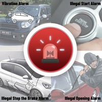 Alarme de voiture 12V Canbus OVI pour SUV Land Cruiser, démarrage sans clé, démarrage/arrêt intelligent du moteur, démarreur à distance, contrôle par application