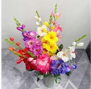 Lys artificiel en soie de haute qualité, diverses couleurs, 78 cm de hauteur, pour la <span class=keywords><strong>d</strong></span>écoration de la maison, des hôtels et des mariages, magnifique bouquet - Product Image 5