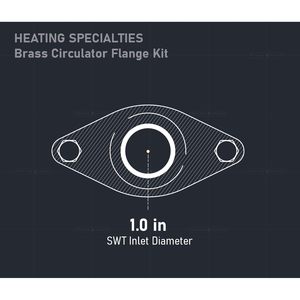 Kit de raccordement en laiton S1549 pour pompe Grundfos, vanne centrale 1 pouce pour raccordement de circulateur - Product Image 5