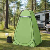 Tente de douche et de toilettes instantanée pour camping, remorque de camping-car, auvent de camping, pour se changer et se laver en extérieur