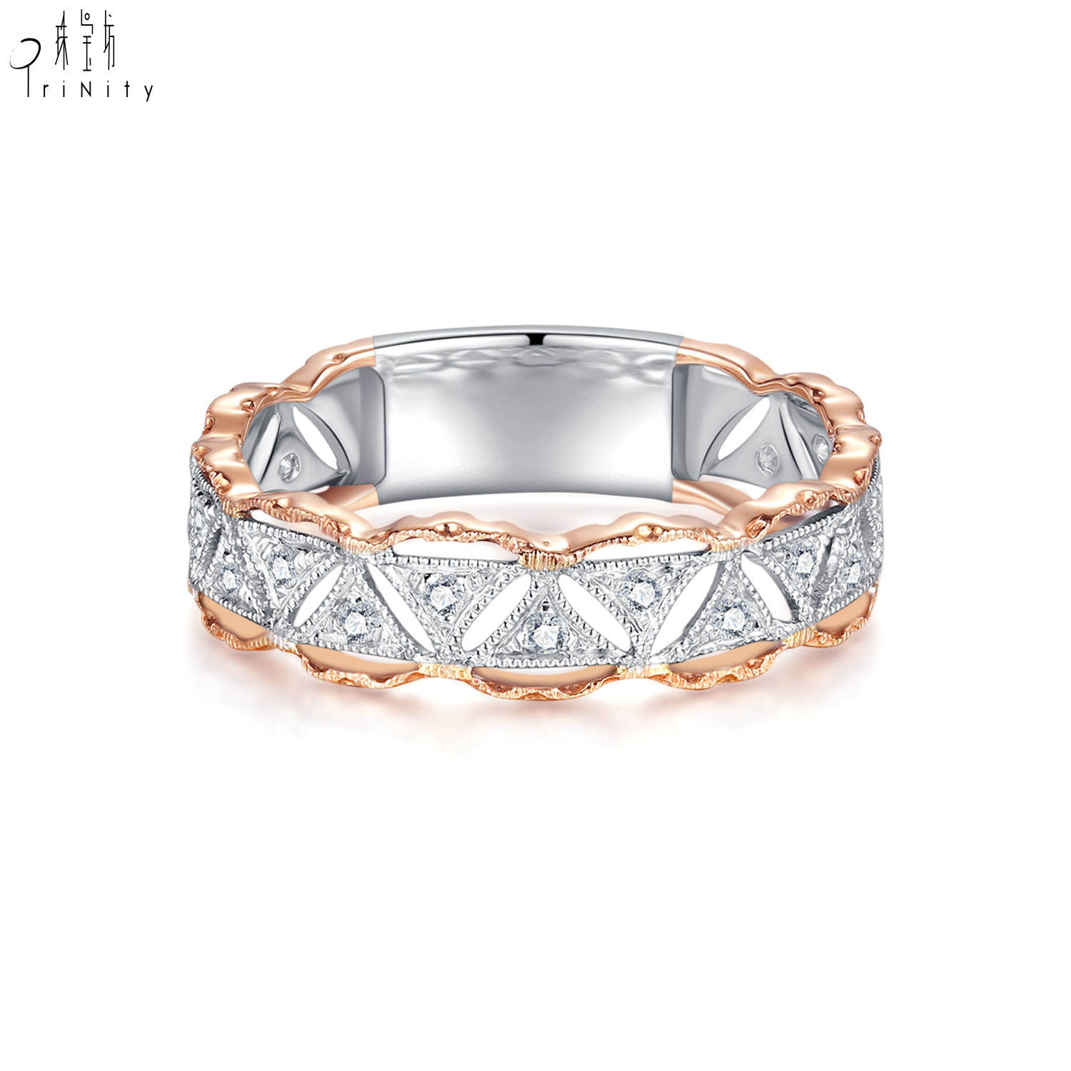 ทองคำขาว 18K และทองชมพู