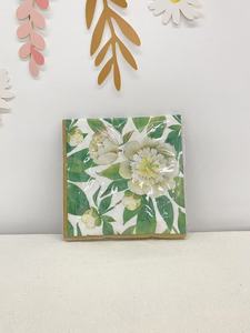 DAMAI Tea Party <b>Tableware</b> Set Green Flower Themed <b>Disposable</b> Plate Paper Cups Napkins for 8 Guests of Spring Party Decorations - Product Image 6