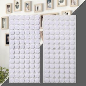 1000 Pcs 0.59inch Diameter Self Adhesive 100% Nylon White <b>Sticky</b> Sticker <b>Dots</b> for Arts Crafts School Classroom Home - Product Image 3