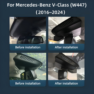 Cámara de salpicadero 4K, cámara de salpicadero dual para coche con WiFi, compatible con <span class=keywords><strong>Mercedes</strong></span> Benz v-class W447 V200 V220 V250 V260 V300 - Product Image 3