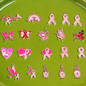 Dijes <span class=keywords><strong>de</strong></span> Listón Rosa para la Concientización sobre el Cáncer <span class=keywords><strong>de</strong></span> <span class=keywords><strong>Mama</strong></span> - Joyería Dove Hope Care para Fabricación <span class=keywords><strong>de</strong></span> Joyas al por Mayor - Product Image 2