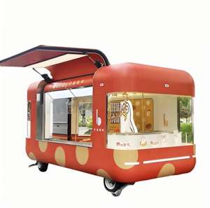 Camion de nourriture arrondi Citroen pour les entreprises durables Camion de café et d'hamburger en aluminium pour unité mobile écologique de crème glacée - Product Image 1