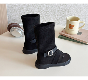 Nouvelles sandales romaines montantes à lanières pour filles, style simple, bout ajouré, pour l'été - Product Image 5