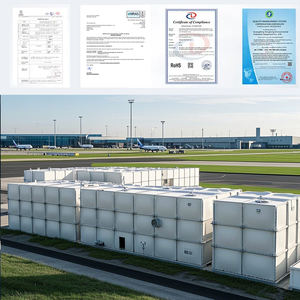 Tanque de Almacenamiento de Agua de Fibra de Vidrio GRP Resistente a la Corrosión, Tanque de Agua de Alta Resistencia, Tanque de Almacenamiento de Uso Pesado - Product Image 2