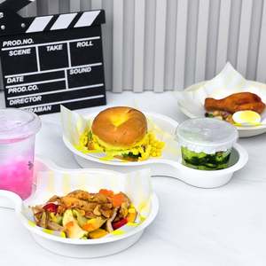 Customized Logo PE Coated Greaseproof Recyclable Sandwich Hamburger Pizza Cake Take Out Food <b>Wrapping</b> <b>Paper</b> Biodegradable - Product Image 2