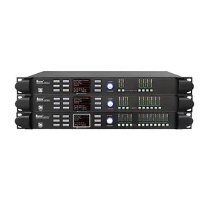 Nuoxun LM848RTS processeurs audio haut de gamme 4 en 8 sorties DSP haut-parleur système de son professionnel numérique intelligent mélangeur processeur audio